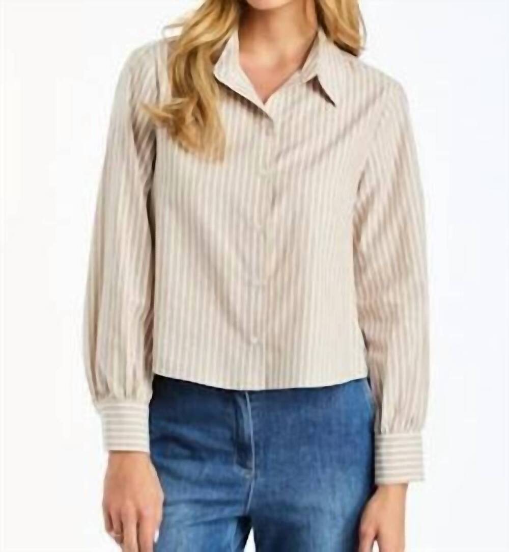 NEW DREW marci shirt in khaki